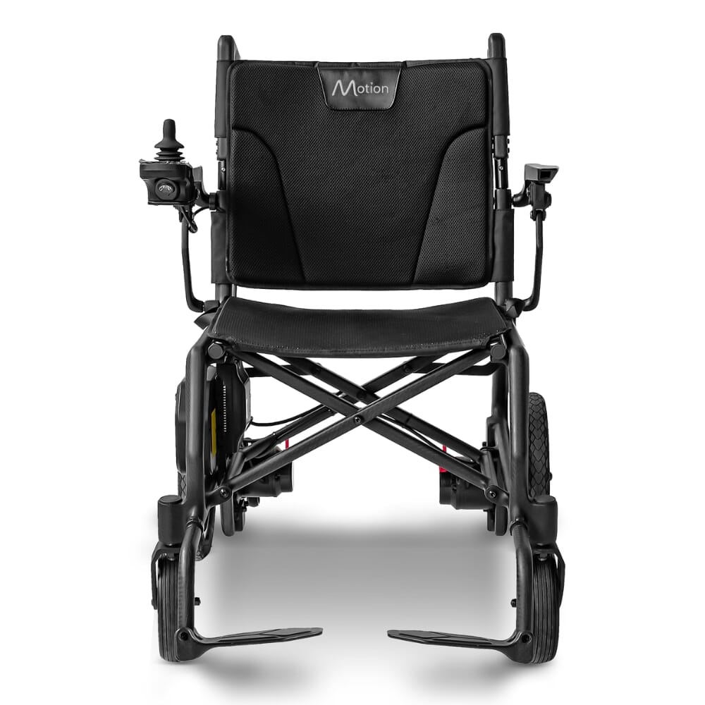 nitron carbon fibre electric wheelchair front