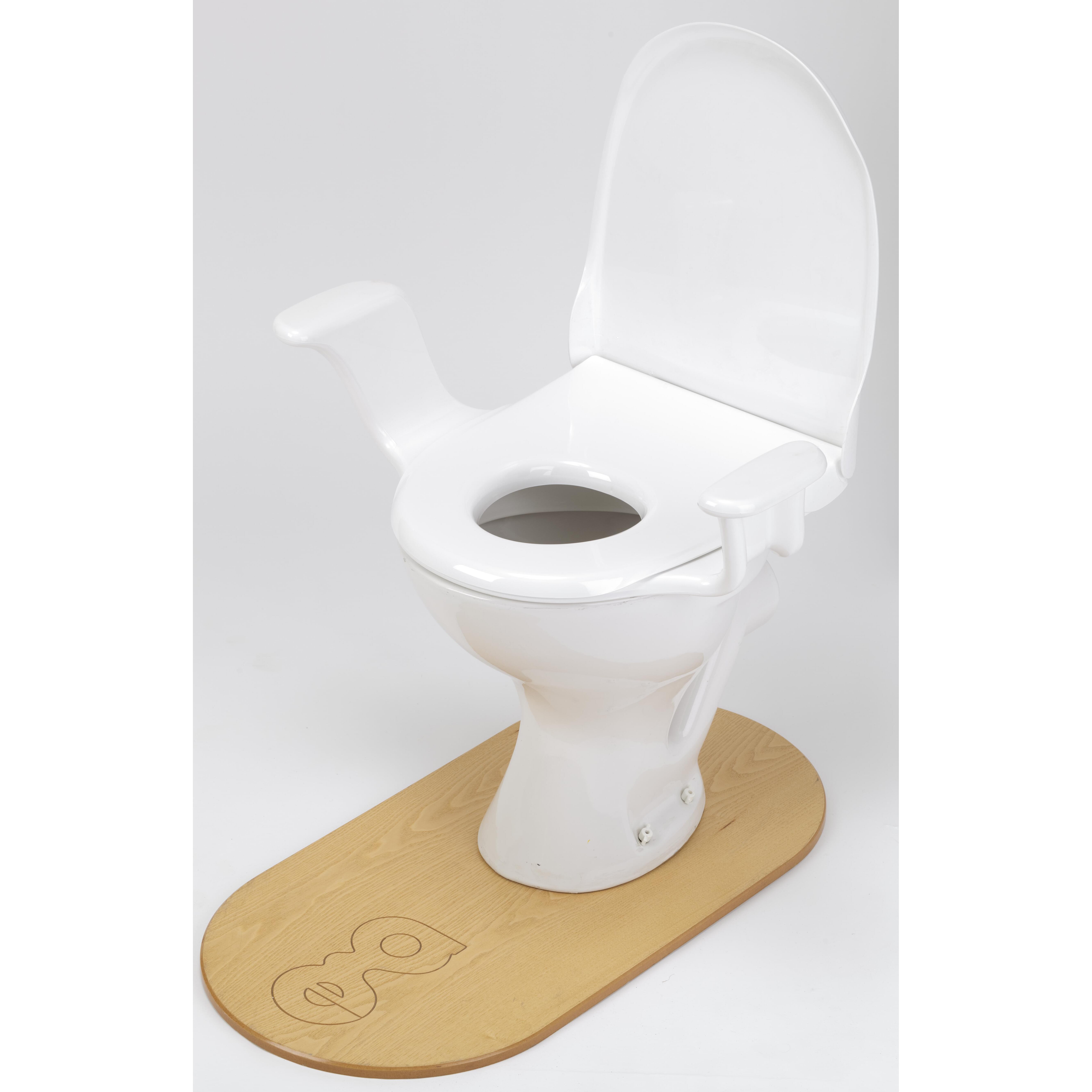 nobi family abs plastic toilet seat with arms 5