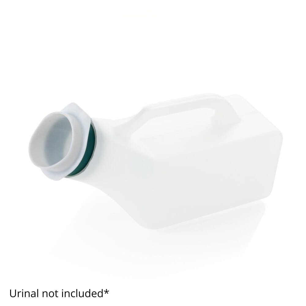 non return valve for mens portable urinal in use
