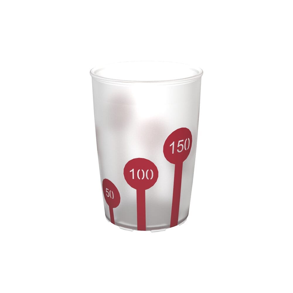 View NonSlip Cup With Scale 250ml White information