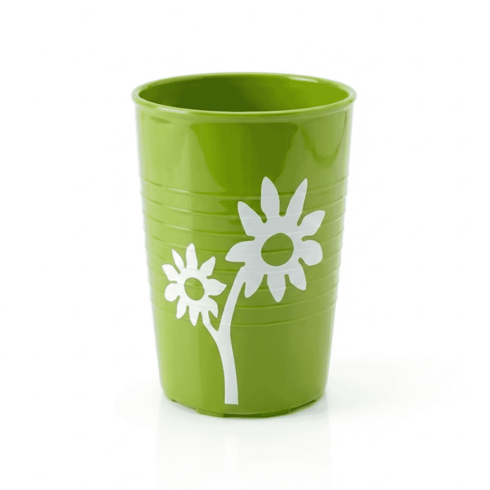 non slip flower cup green