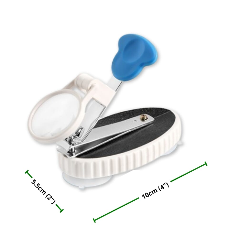 non slip nail clippers with magnifying glass dimensions