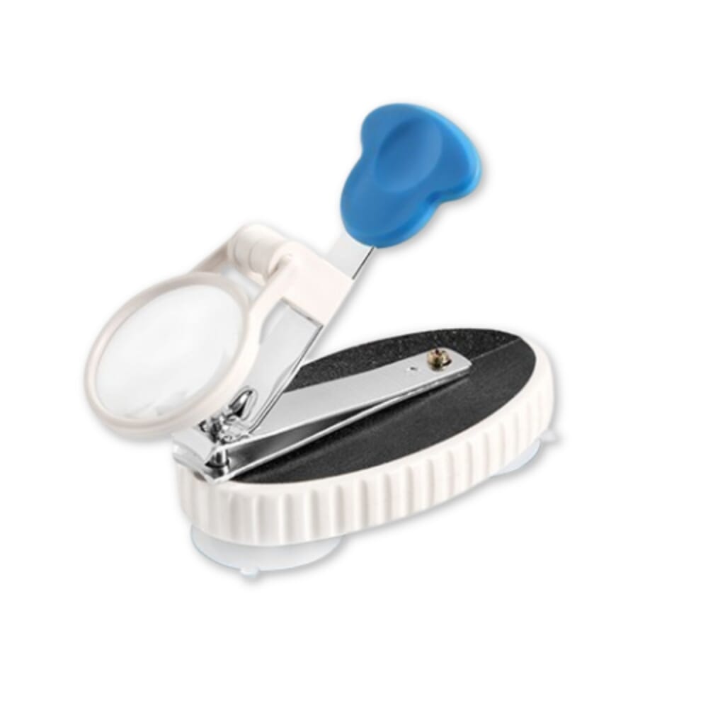 Non Slip Nail Clippers with Magnifying Glass