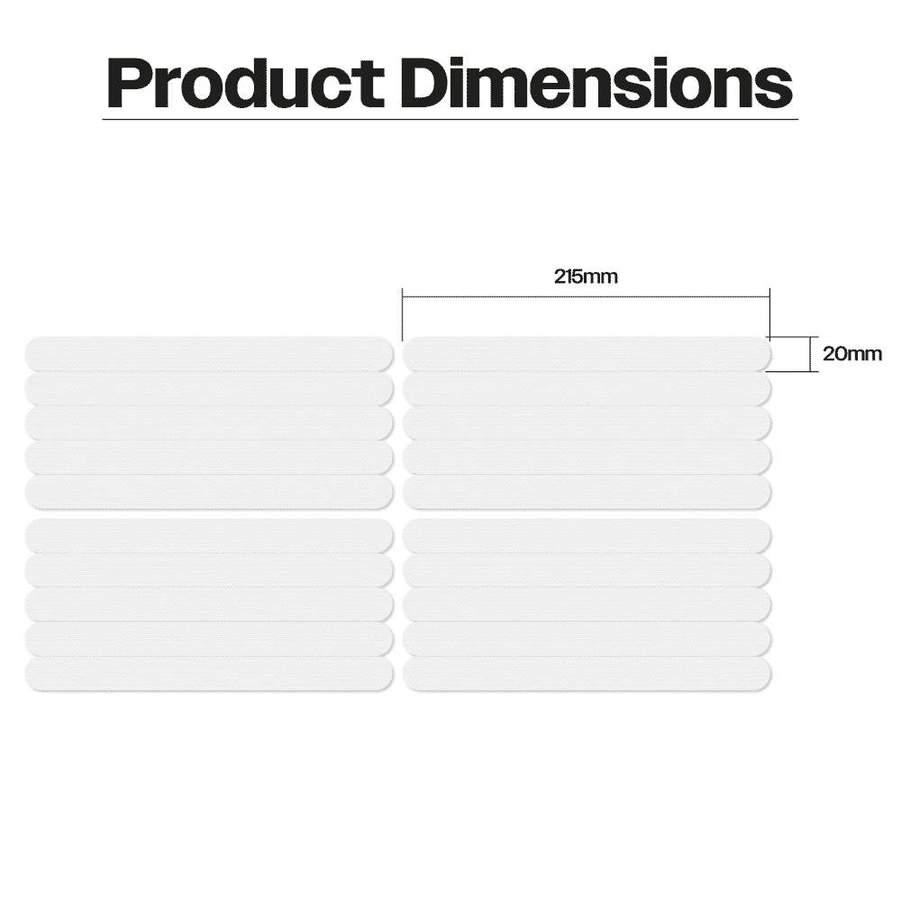 non slip safety strips product dimensions