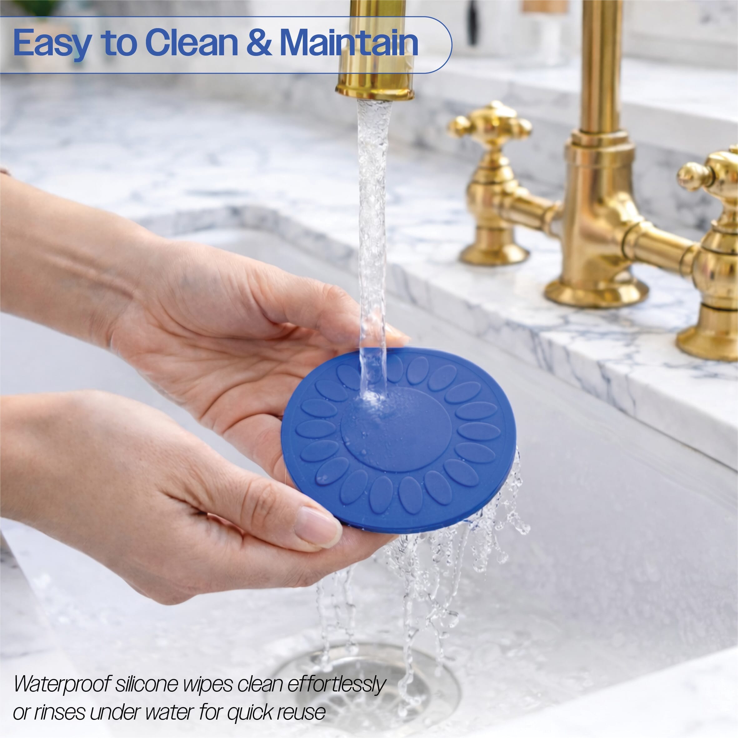 non slip silicone coaster pack of 4 easy to clean