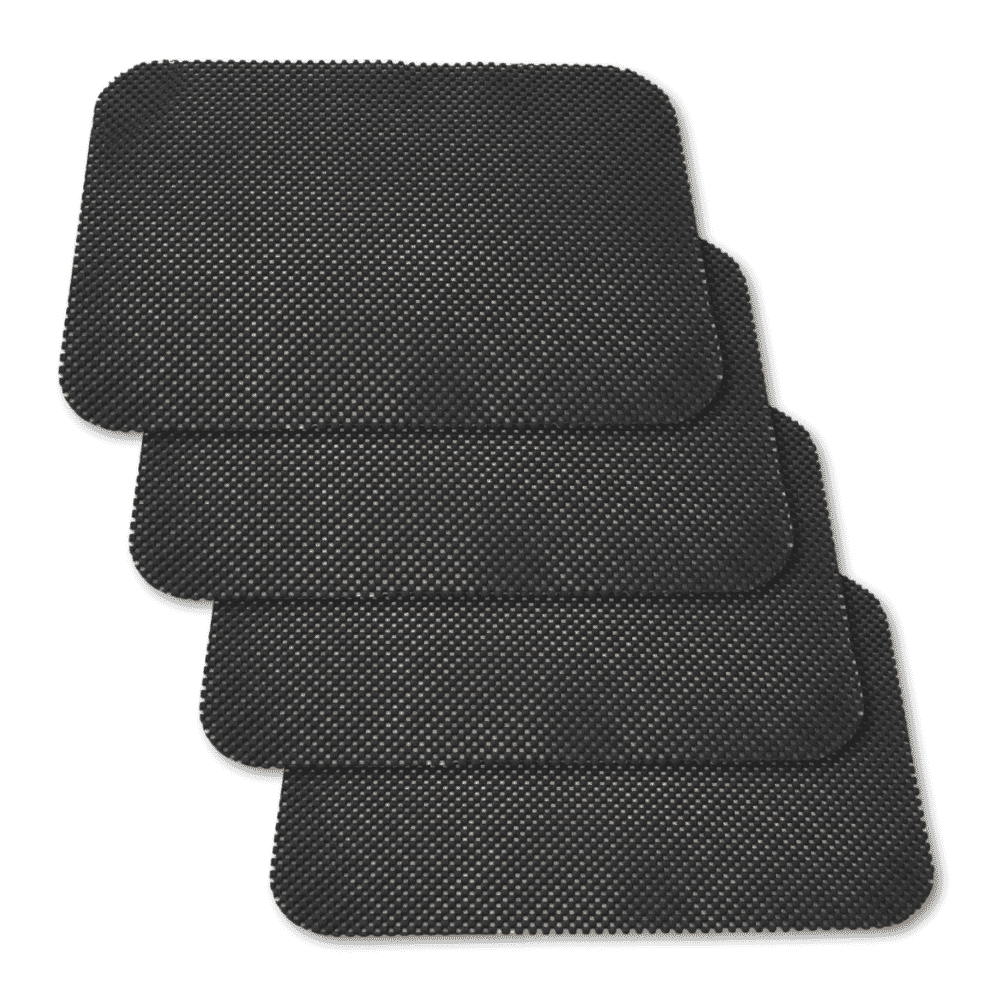 non slip tablemat black pack of 4