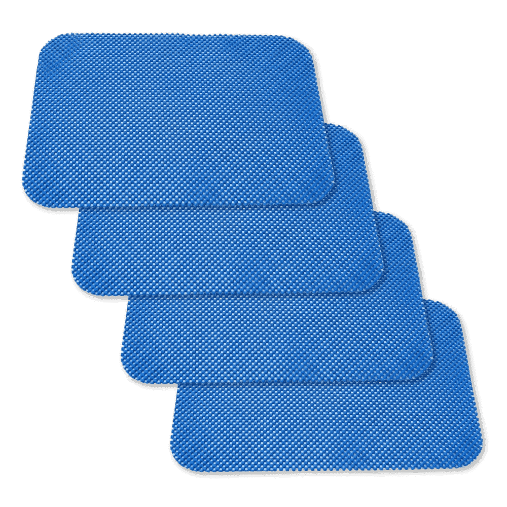 non slip tablemat electric blue pack of 4