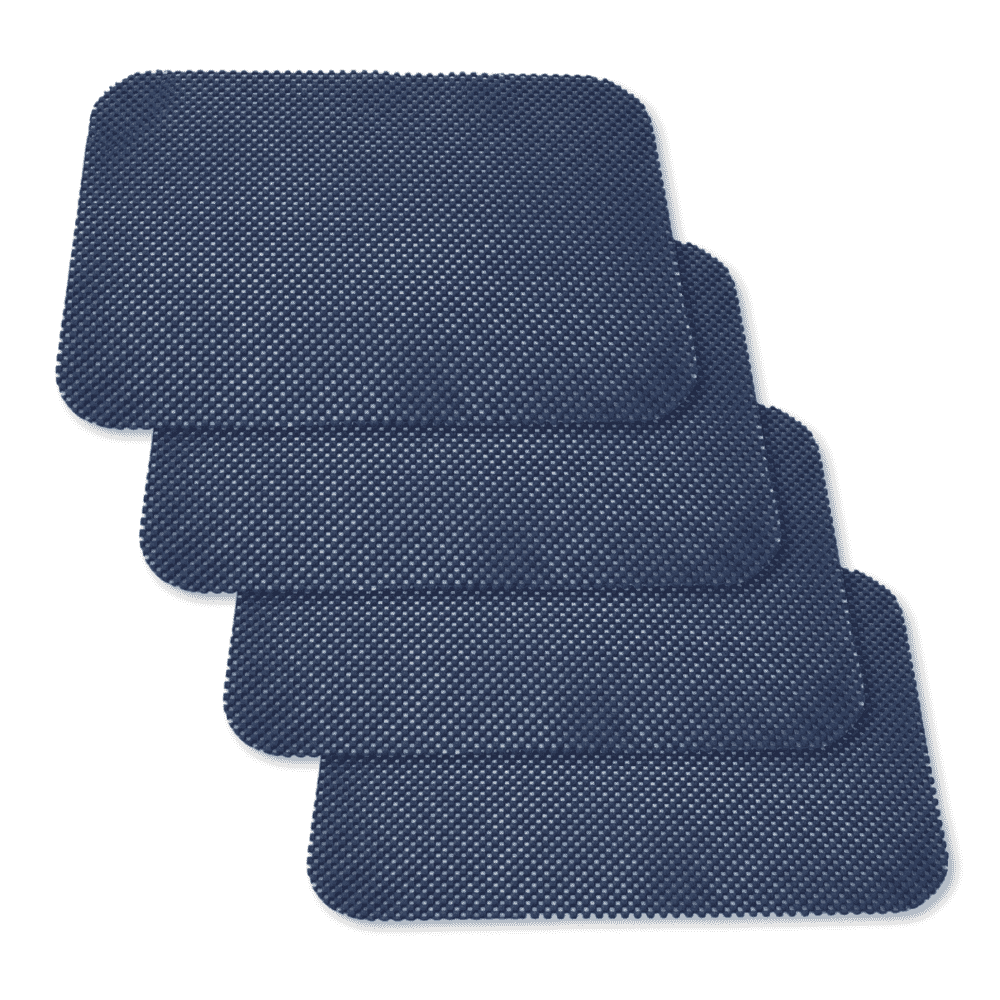 non slip tablemat indigo blue pack of 4