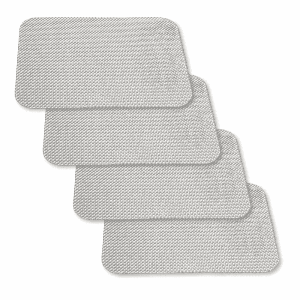 non slip tablemat pearl white pack of 4