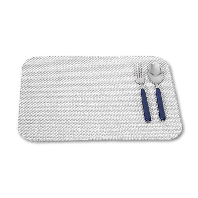 non slip tablemat pearl white