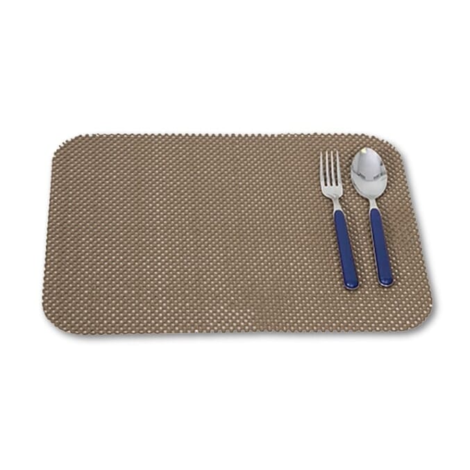 non slip tablemat taupe