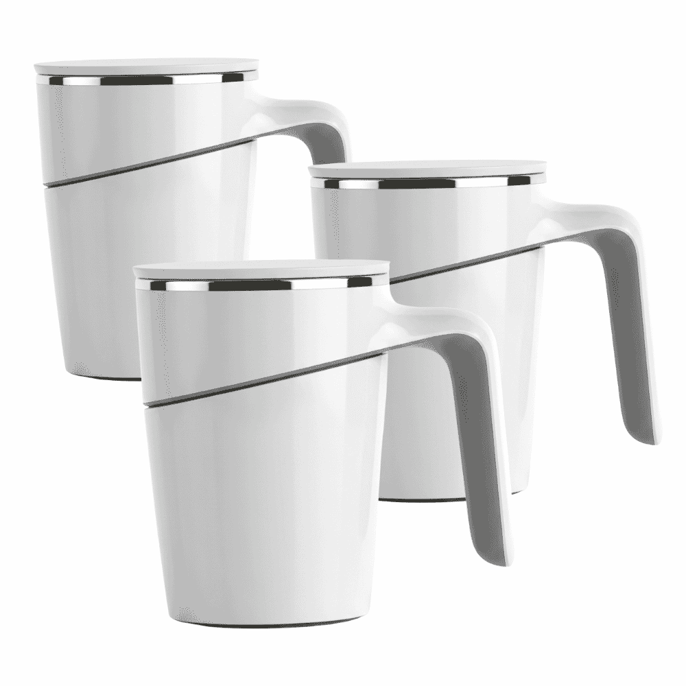 non tip vacuum cup white pack of 3