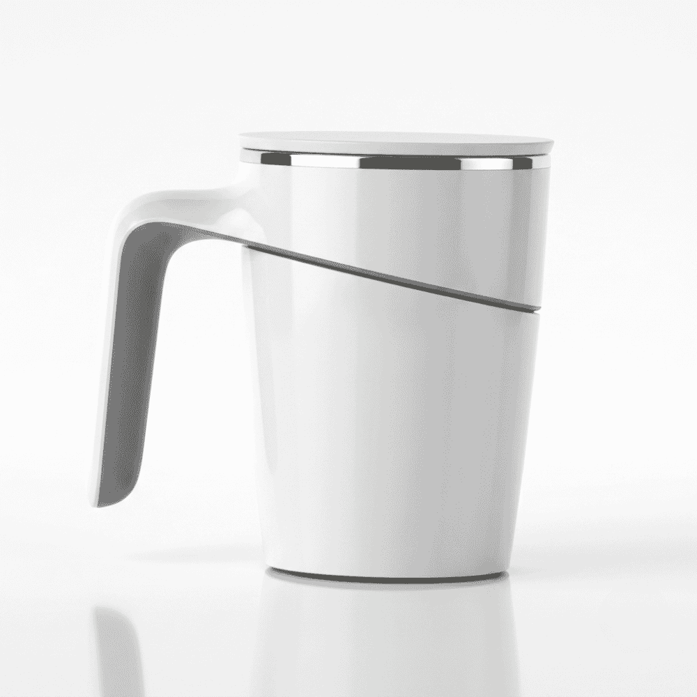 non tip vacuum cup white single