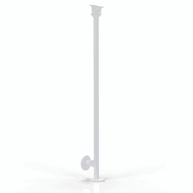 norfolk stair rail support 2 flanges