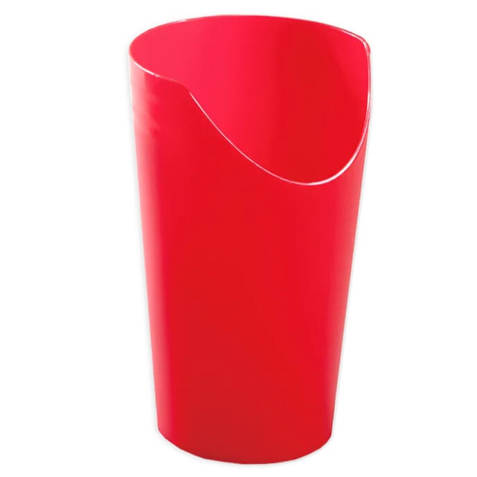 nose cut out cup red