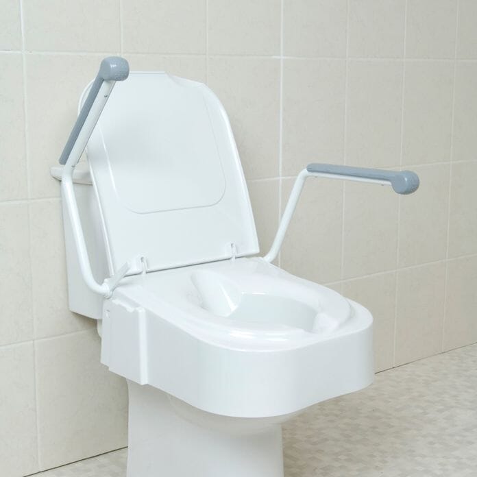 View Raised Toilet Seat with Armrests information