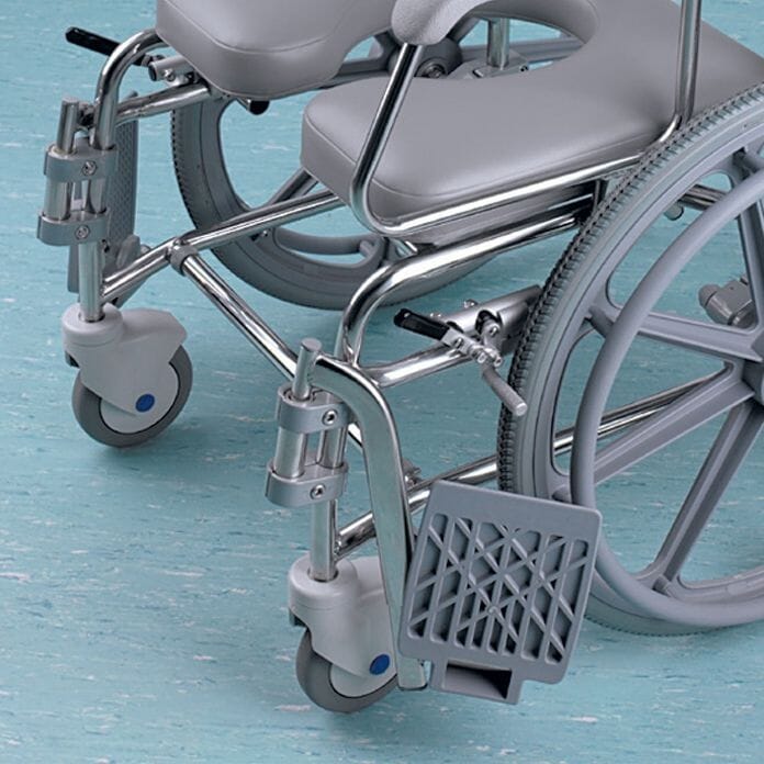 Attendant Propelled TransAqua Shower Commode Chair Optional Extras