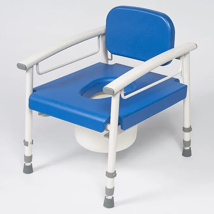 nuvo childrens height adjustable commode