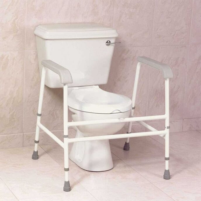 nuvo extra wide toilet frame