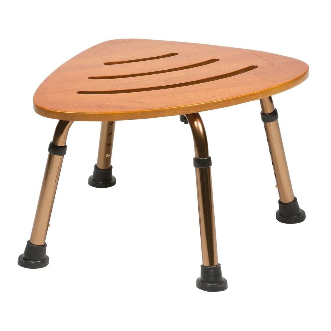 Oak Corner Shower Stool