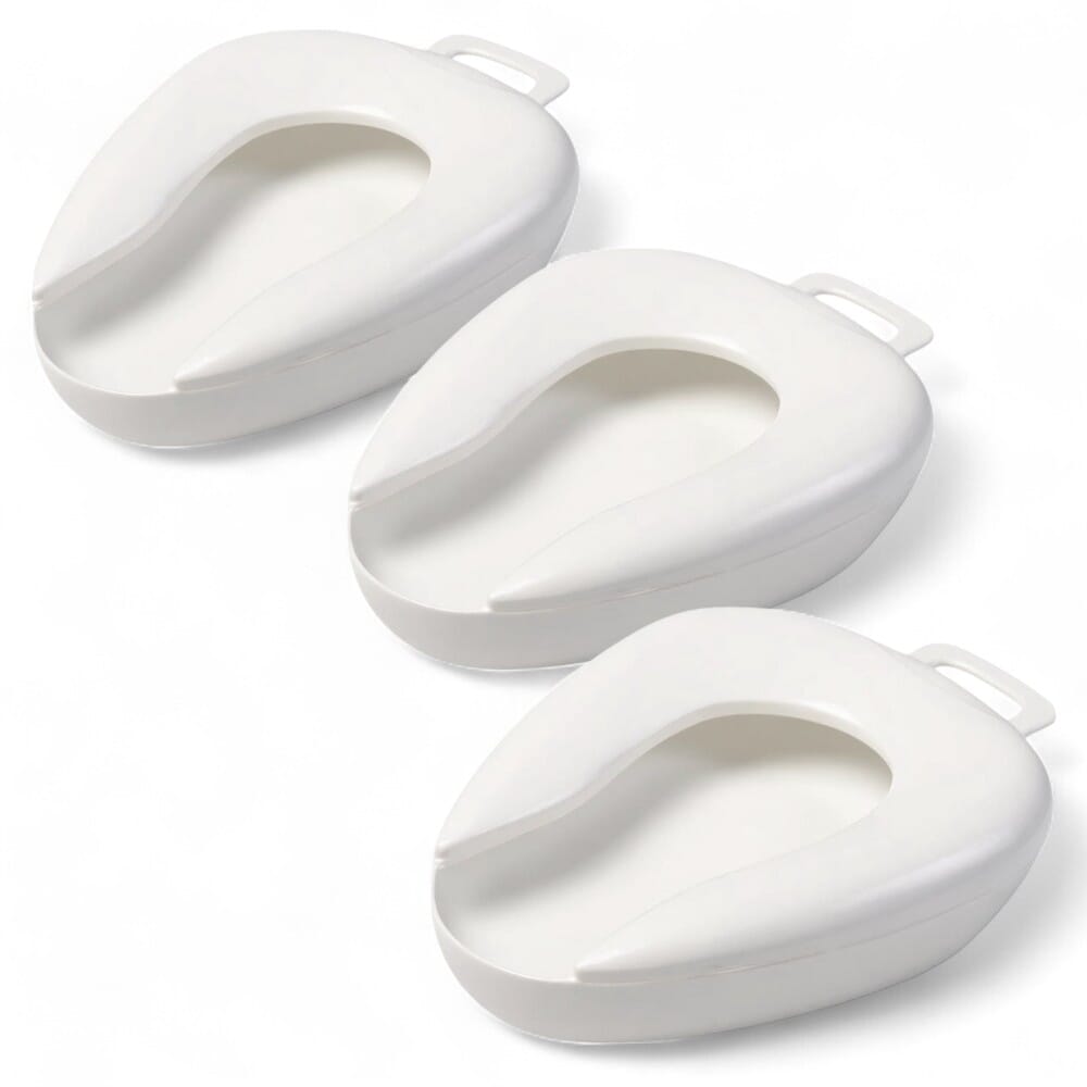 oak leaf bed pan pack of 3