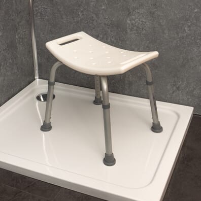 Ocean Shower Stool with Contour Seat