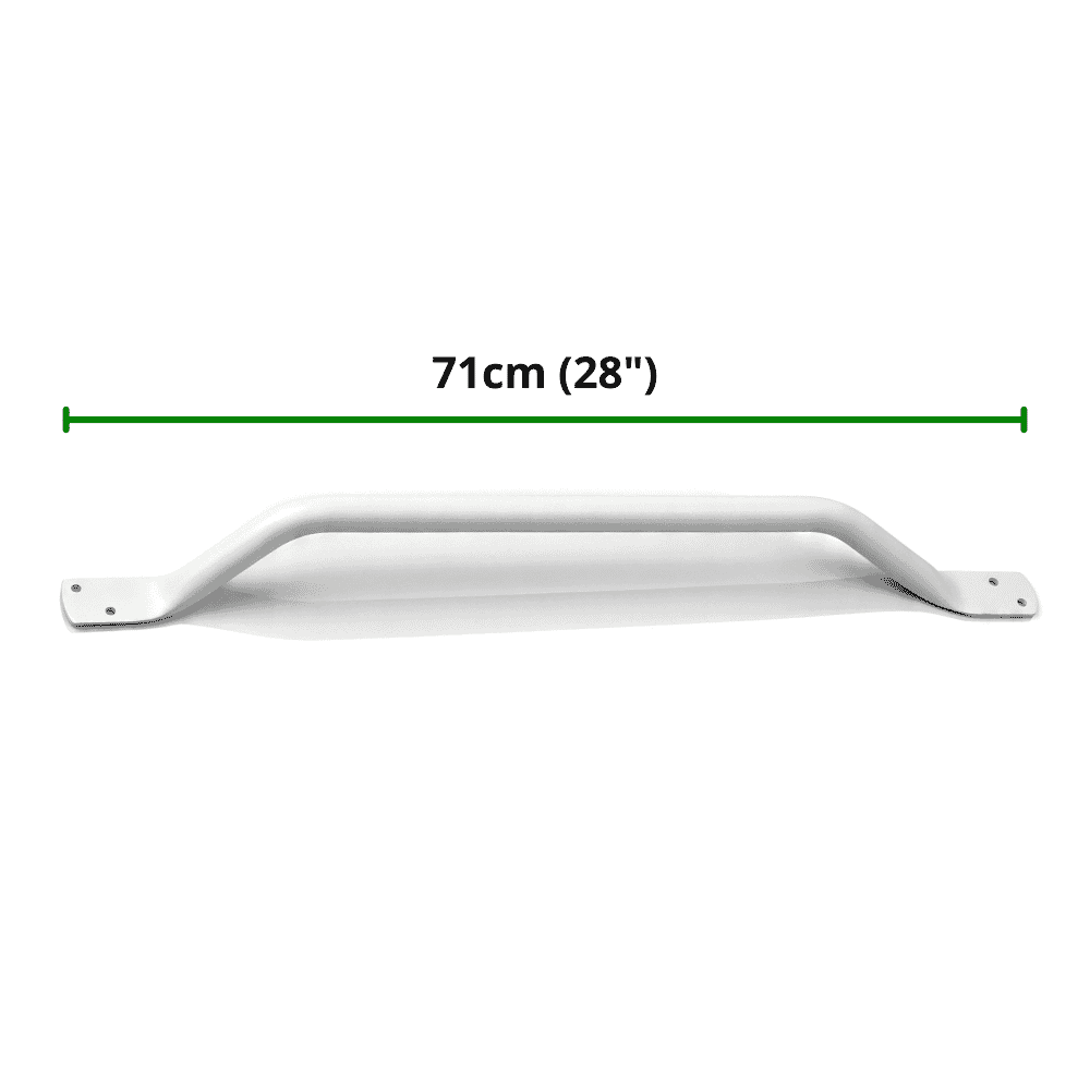 offset grab rail 28 inch length