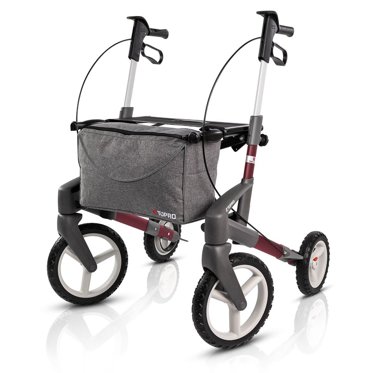 View Olympus AllTerrain Rollator Red Medium information