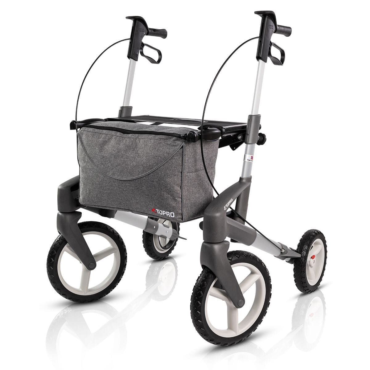 olympus all terrain rollator silver