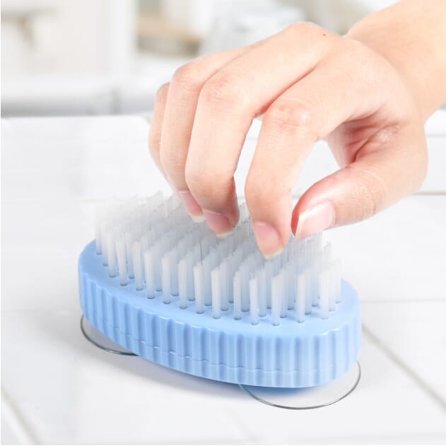 one hand suction nail brush 3