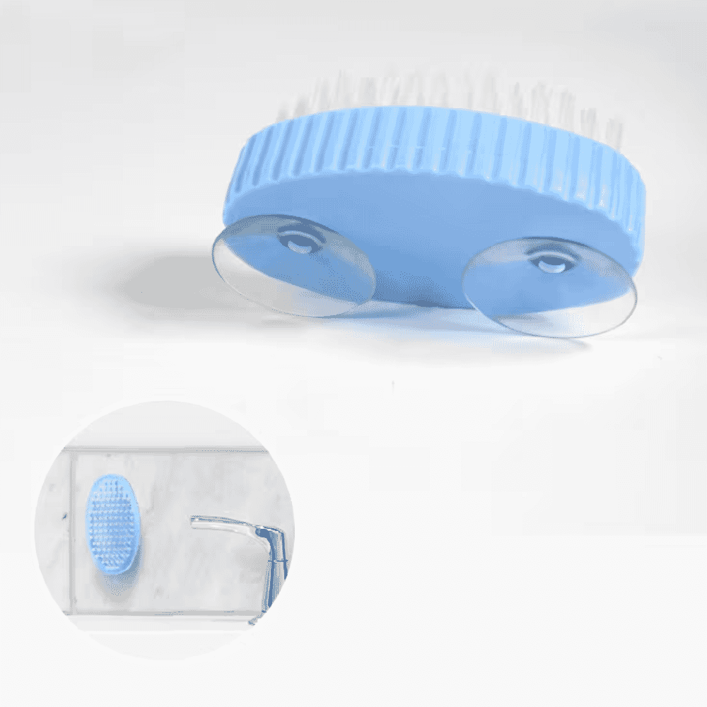 one hand suction nail brush suction cups