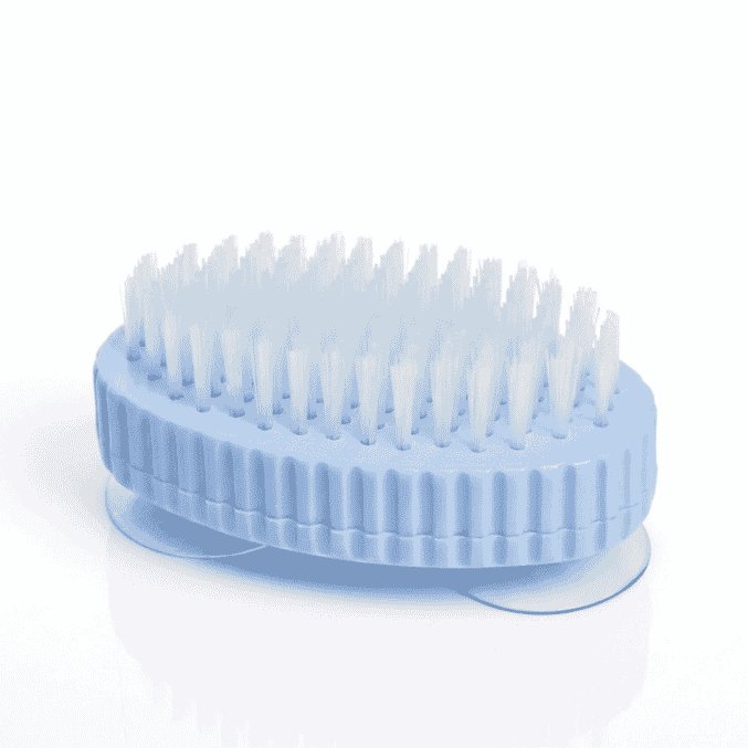one hand suction nail brush