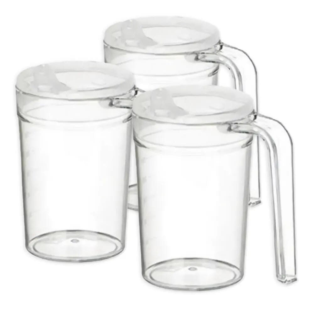 one handled cup pack of 3