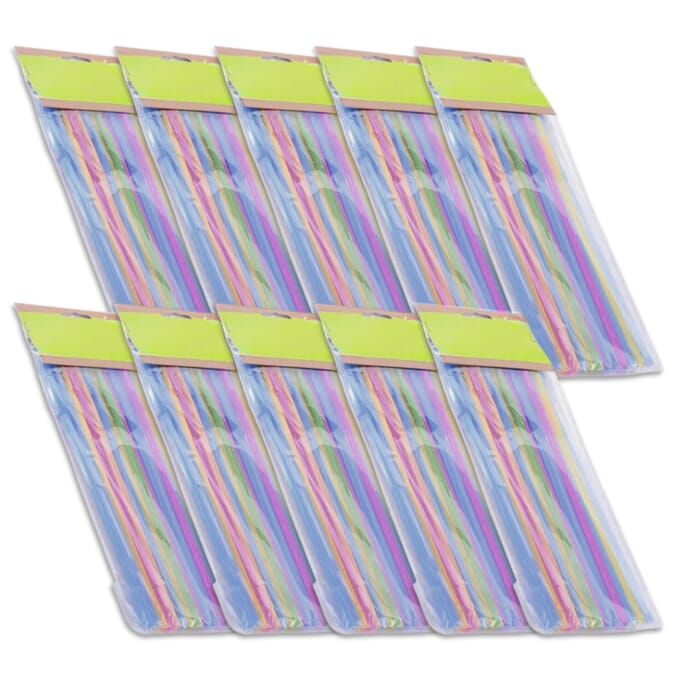 One Way Flextendable Drinking Straws - Pack of 10 (150 straws) from ...