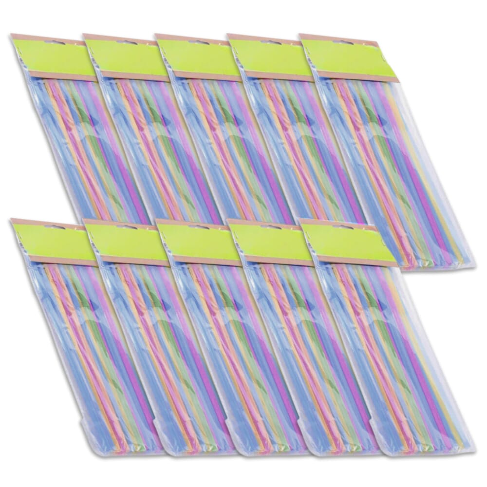 one way flextendable drinking straws pack of 10 150 straws