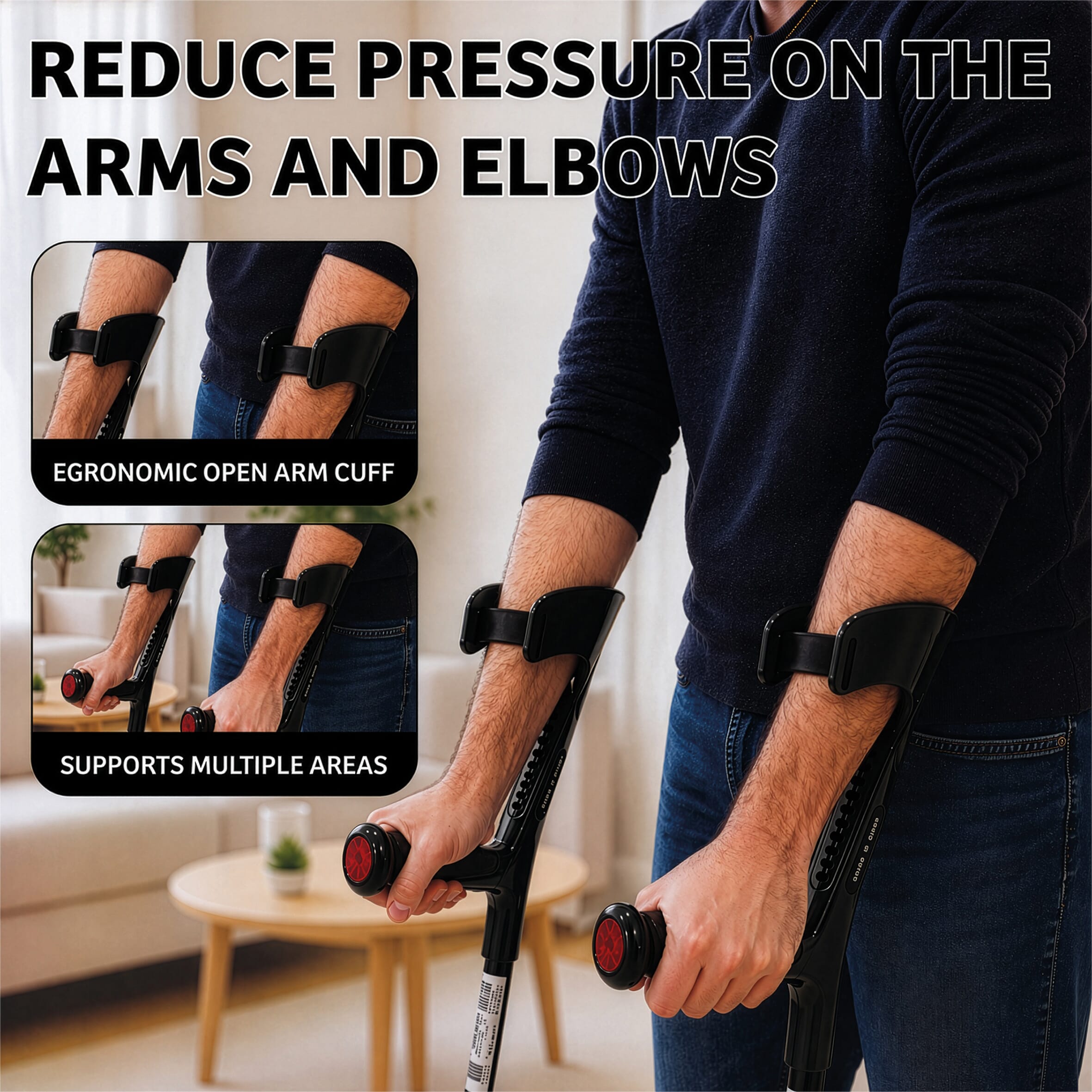 open cuff forearm crutches 2