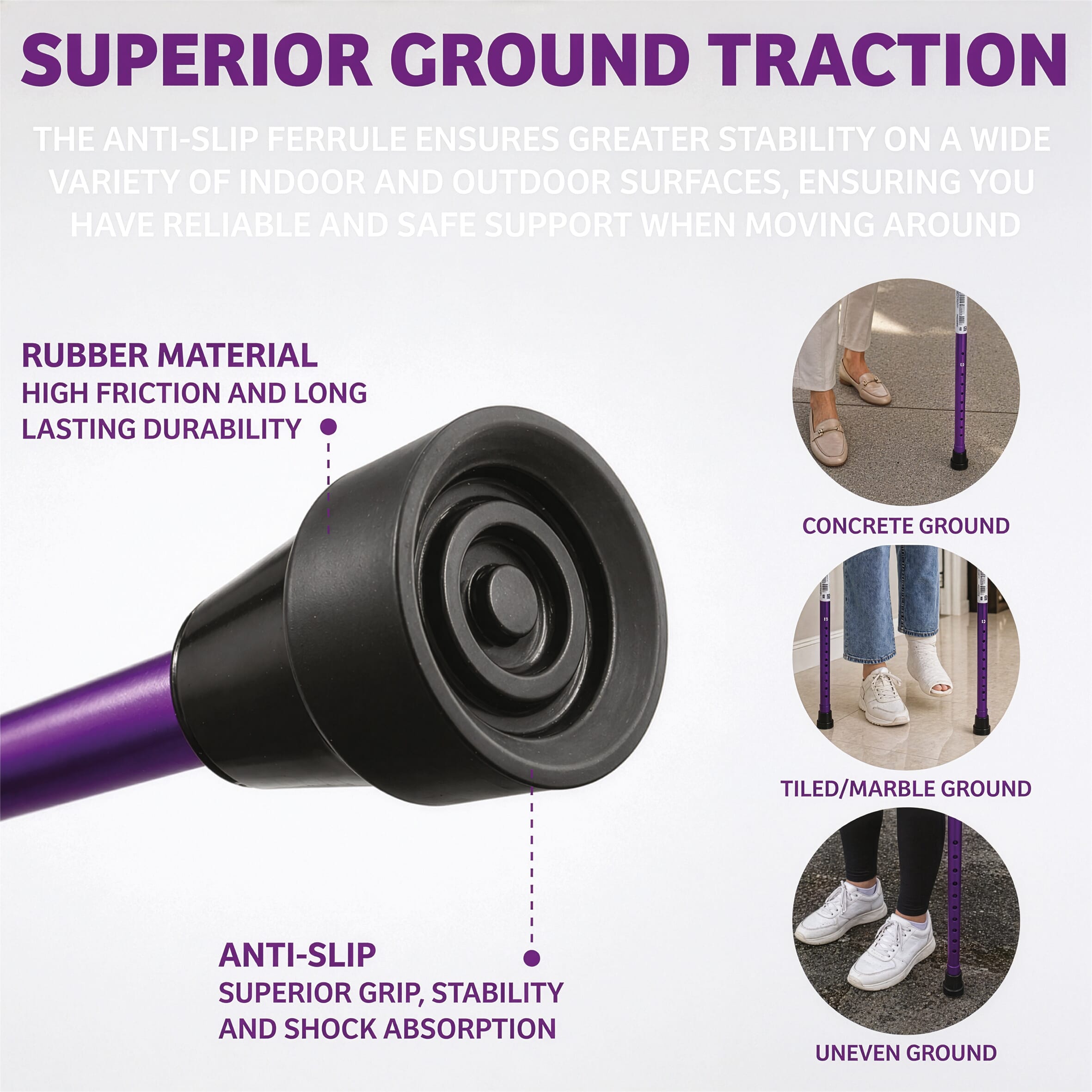 open cuff forearm crutches purple 7