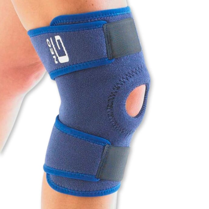 open knee support