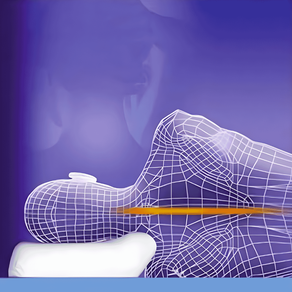 orthopaedic pillow straight spine