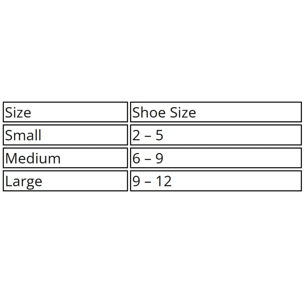 orthopro stretch night splint size guide