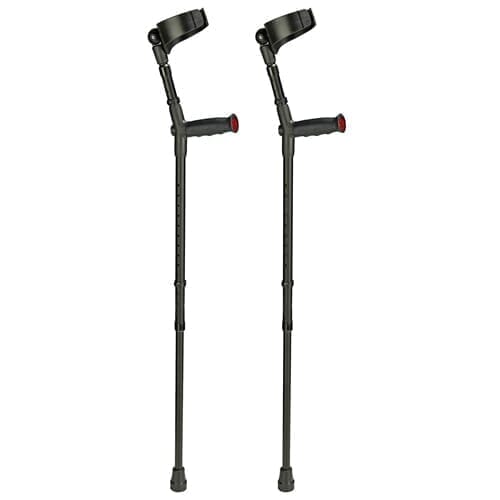 View Ossenberg AntiRust Crutches Textured Black information