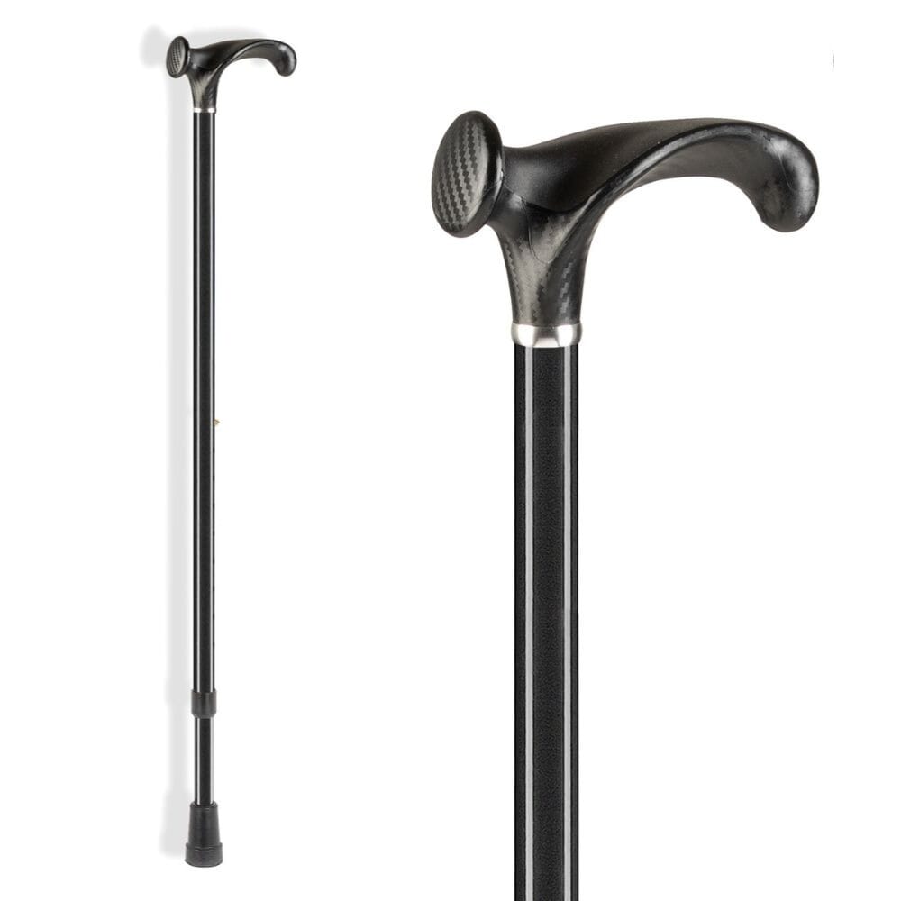 View Ossenberg Arthritic Grip Handle Walking Stick Black Right information