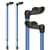 ossenberg comfort fischer handle walking stick blue