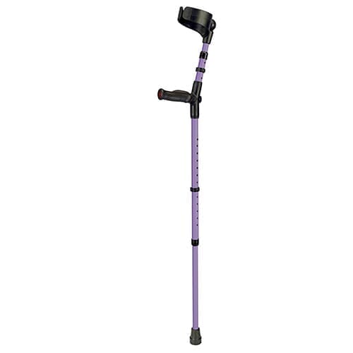 View Ossenberg Comfort NonSlip Crutch Purple Left information