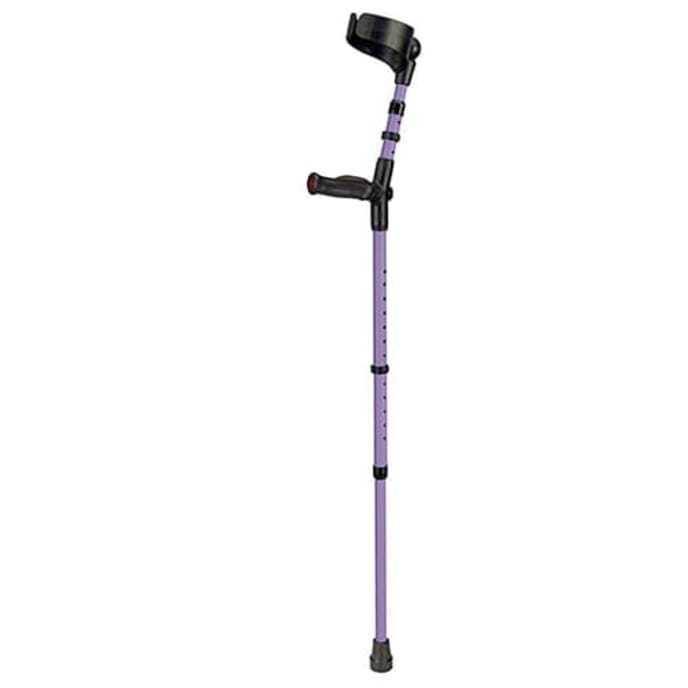 ossenberg comfort non slip crutch purple left