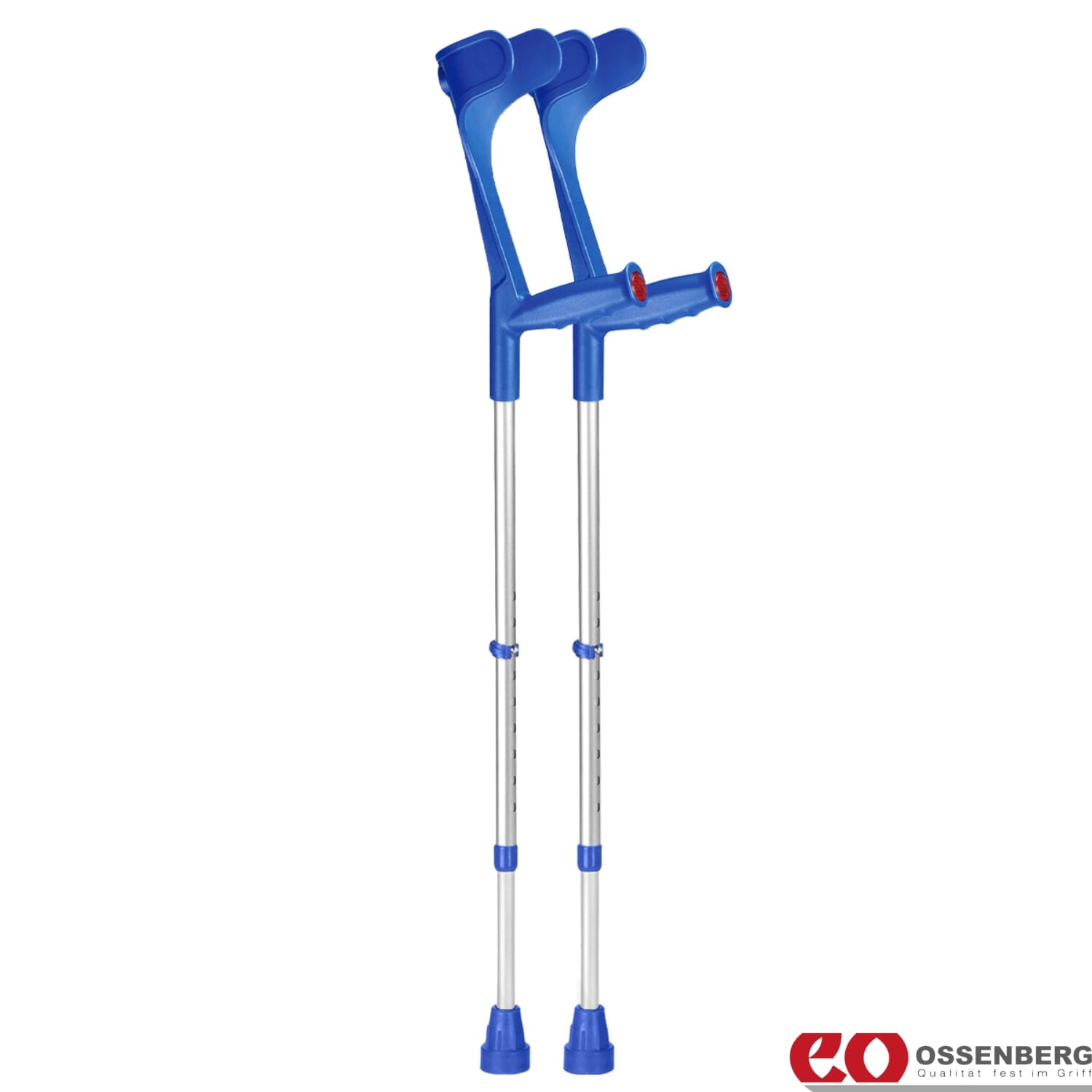 View Ossenberg Open Cuff Crutches Blue Pair information