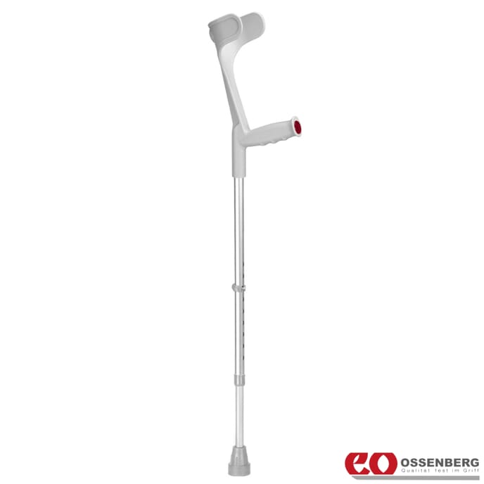 ossenberg open cuff crutches grey single