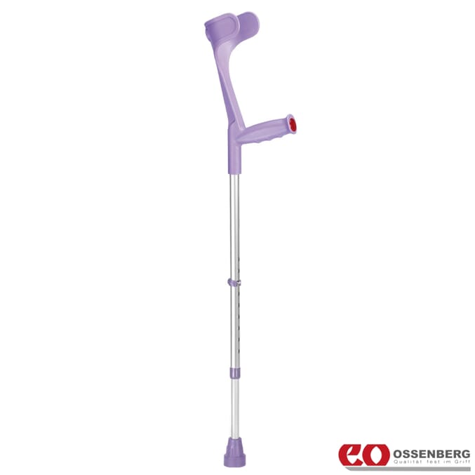 ossenberg open cuff crutches lilac single