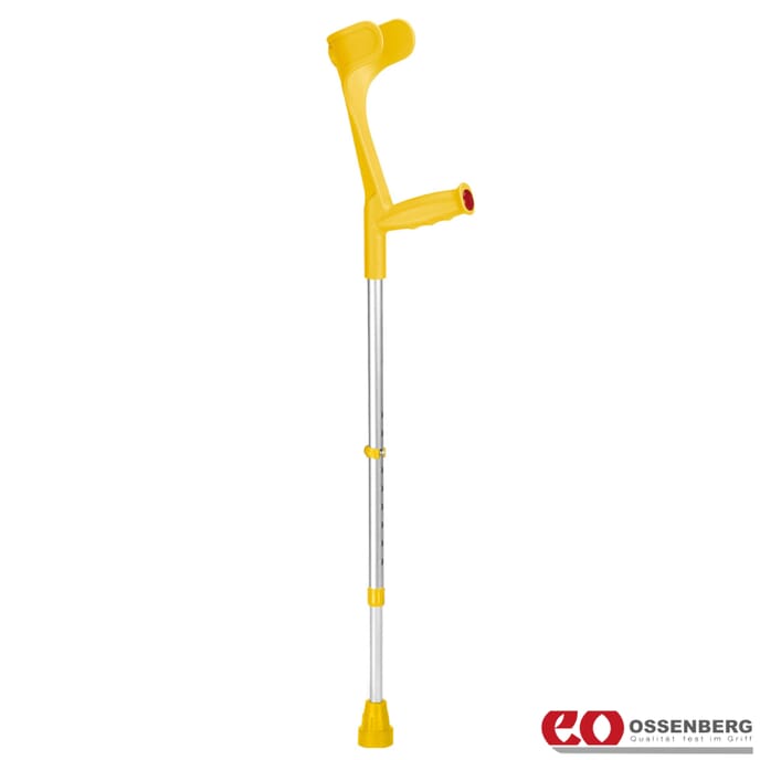 ossenberg open cuff crutches yellow single