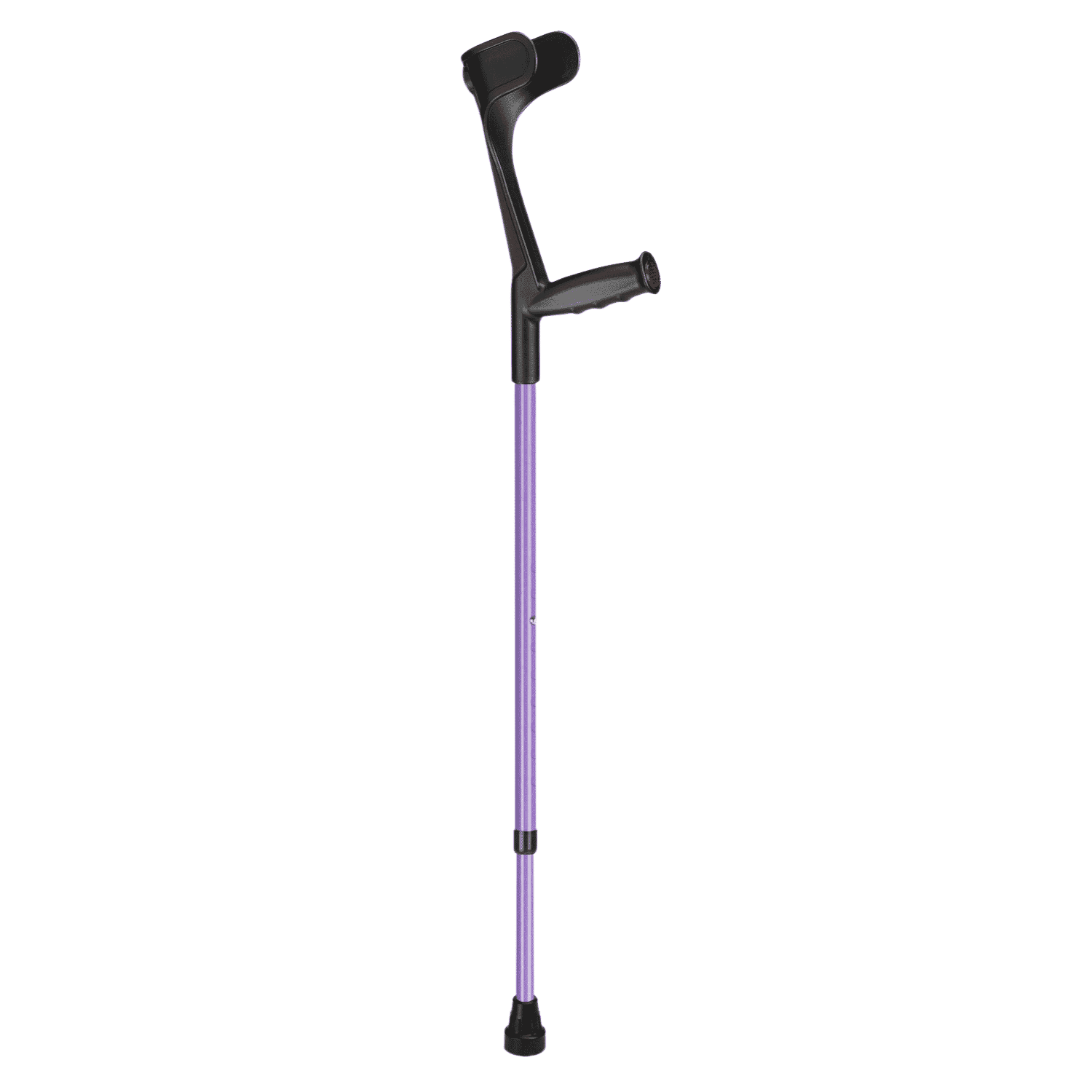 ossenberg open cuff soft grip crutches lilac